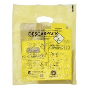 Coletor para Material Perfurocortante Descarpack com 20 Unidades