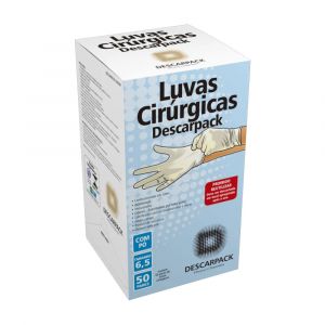 Luva Cirúrgica Com Pó Descarpack com 500 Pares